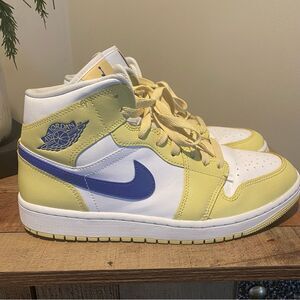 Jordan 1 Mid Lemon Wash
